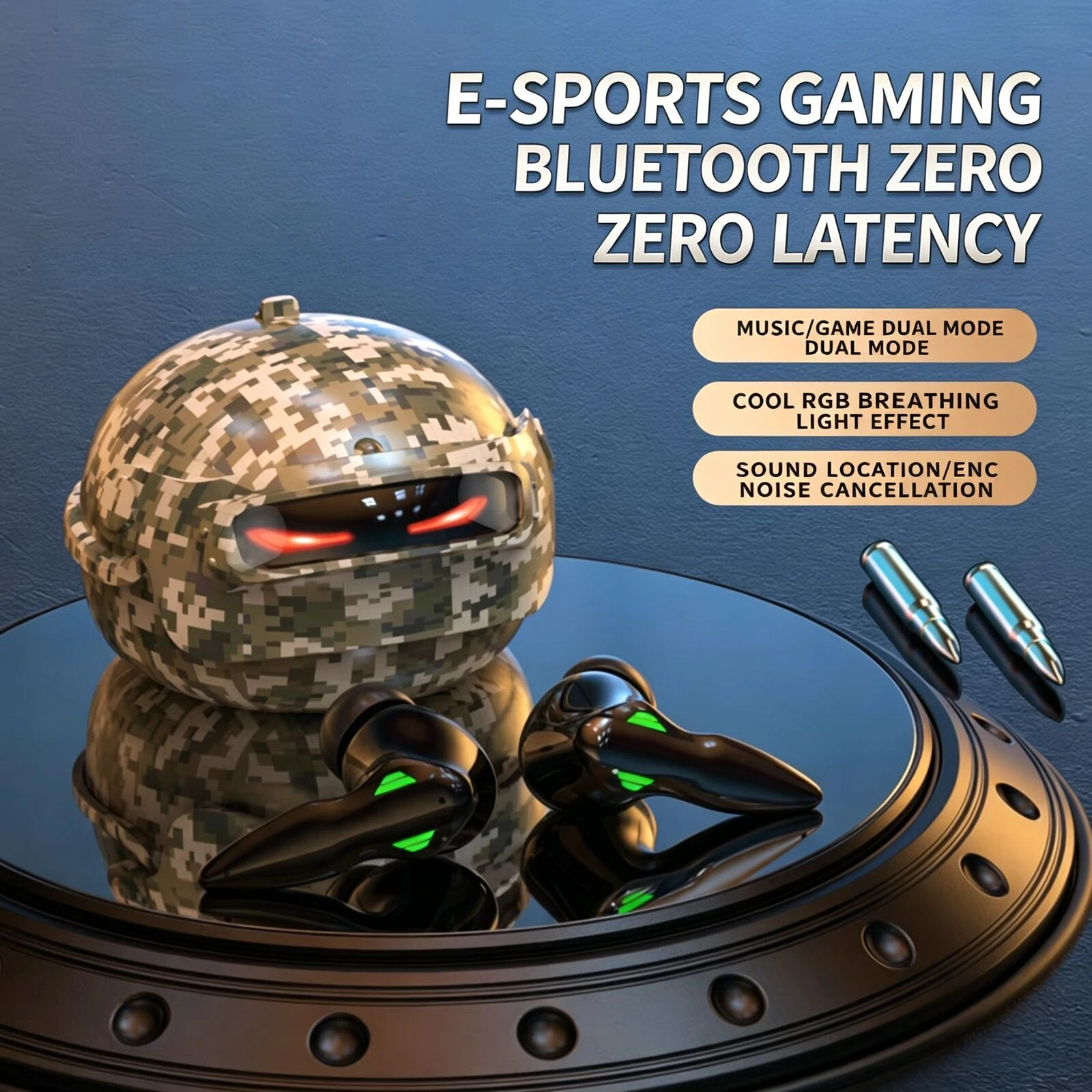 Helmet Style Gaming  Wireless  - огляд і ціна Gaming Headset Rgb
