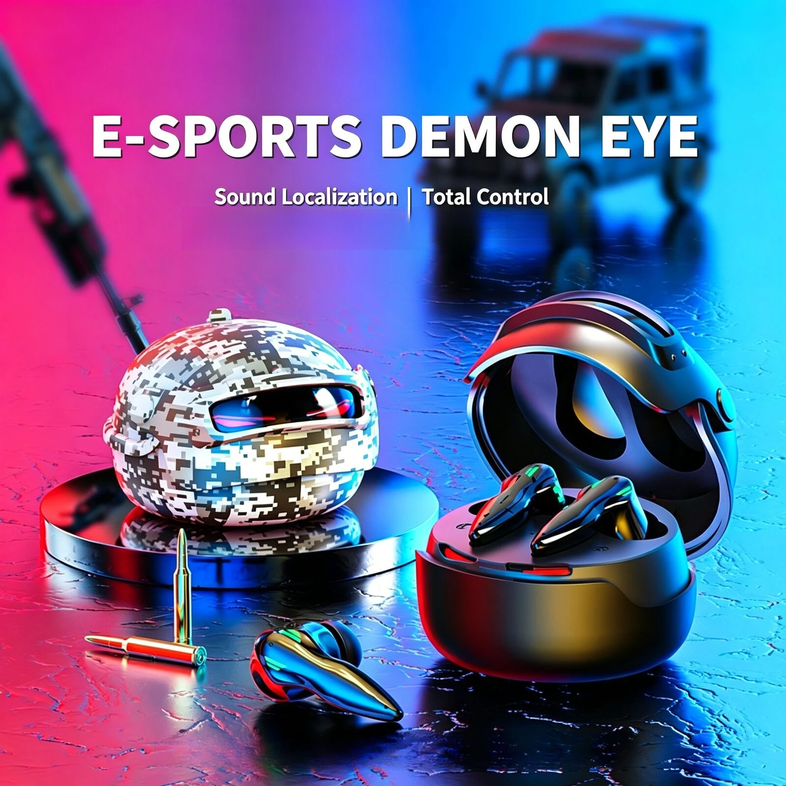 Helmet Style Gaming  Wireless  - огляд і ціна Gaming Headset Rgb
