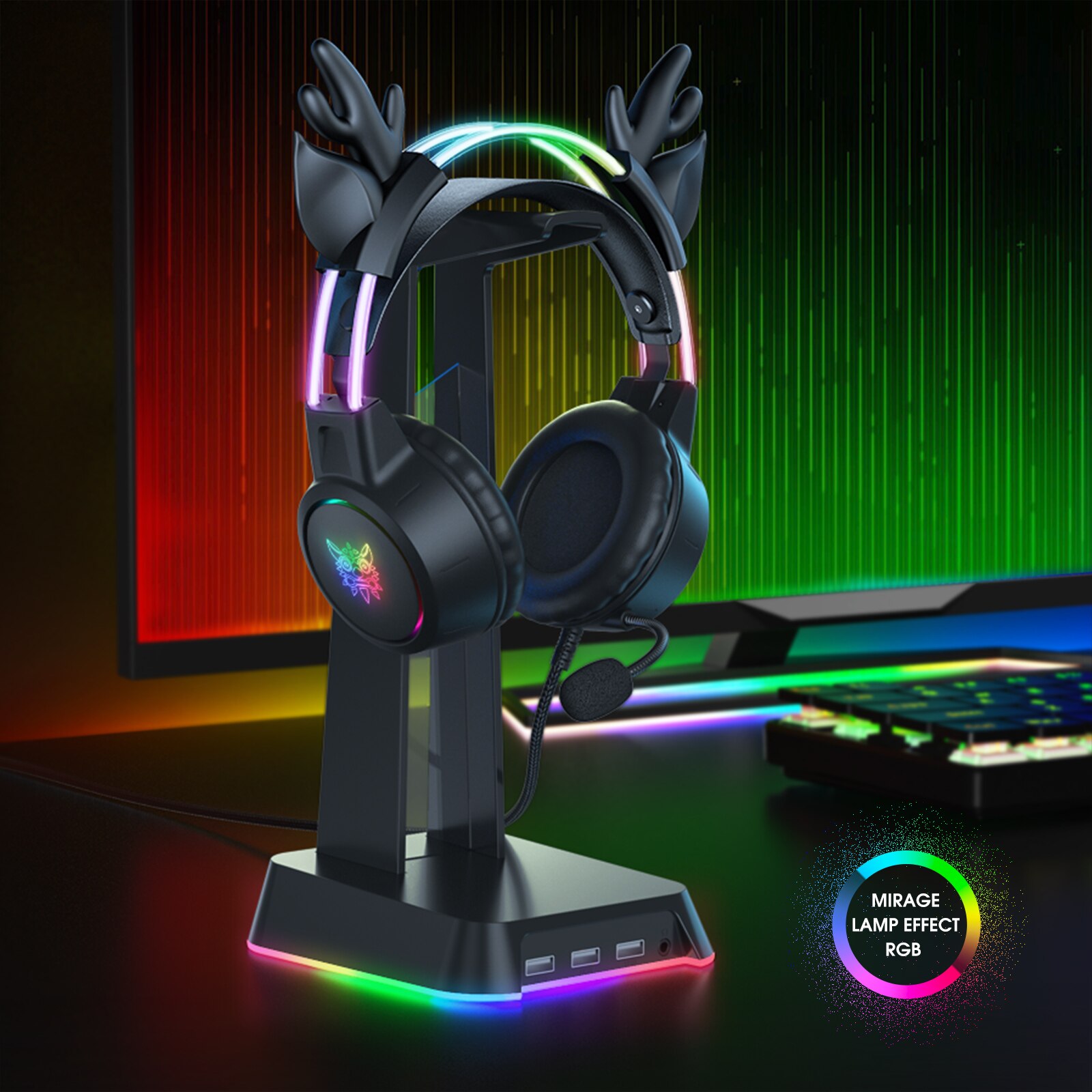 ONIKUMA Gaming Headset for 202 - огляд і ціна Gaming Headset Rgb