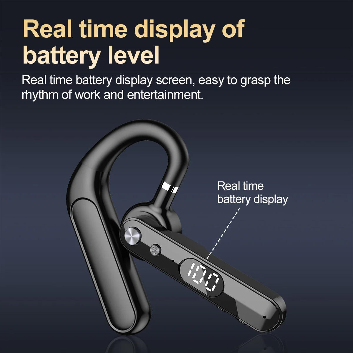 Wireless Bluetooth Headphones  - огляд і ціна Bluetooth Headset On Ear