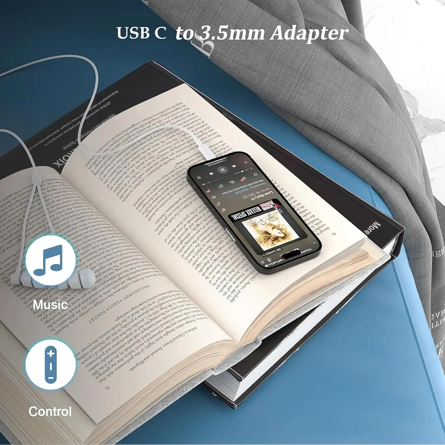 USB C to 3.5mm Earphone Adapte - огляд і ціна Usb C Earphone