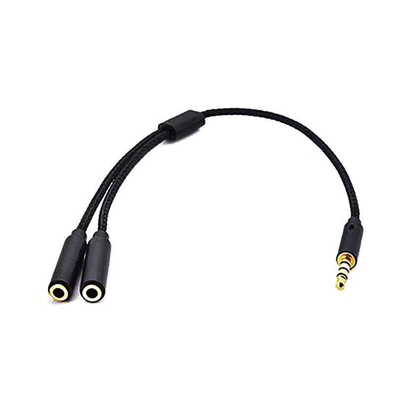 Braided 3.5mm Audio Splitter C - огляд і ціна Earphone Splitter Jack