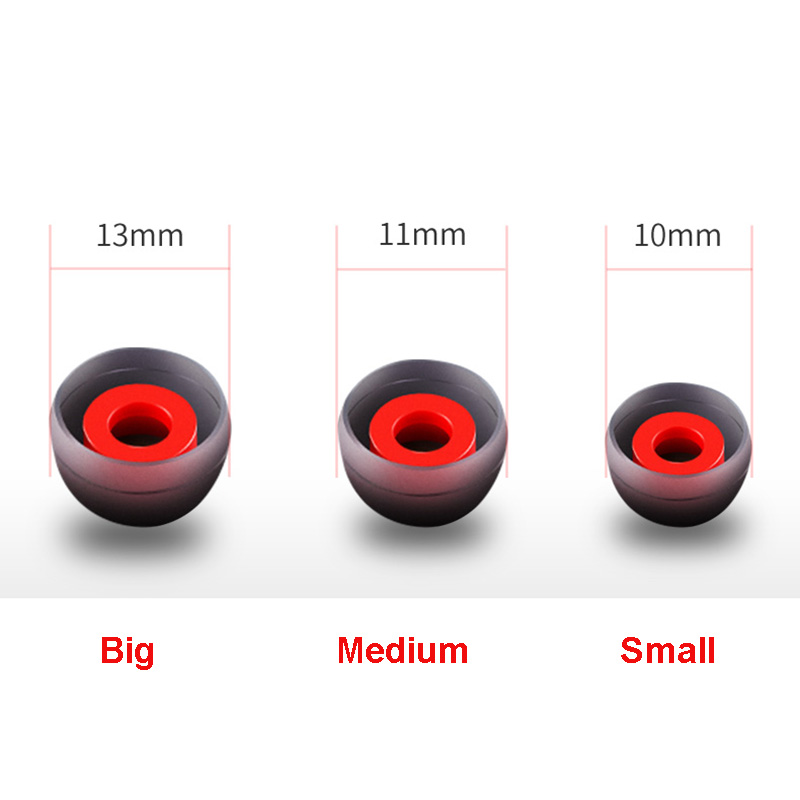 1 Pairs(2pcs) L M S In Ear Tip - огляд і ціна Silicone Ear Tip Replacement