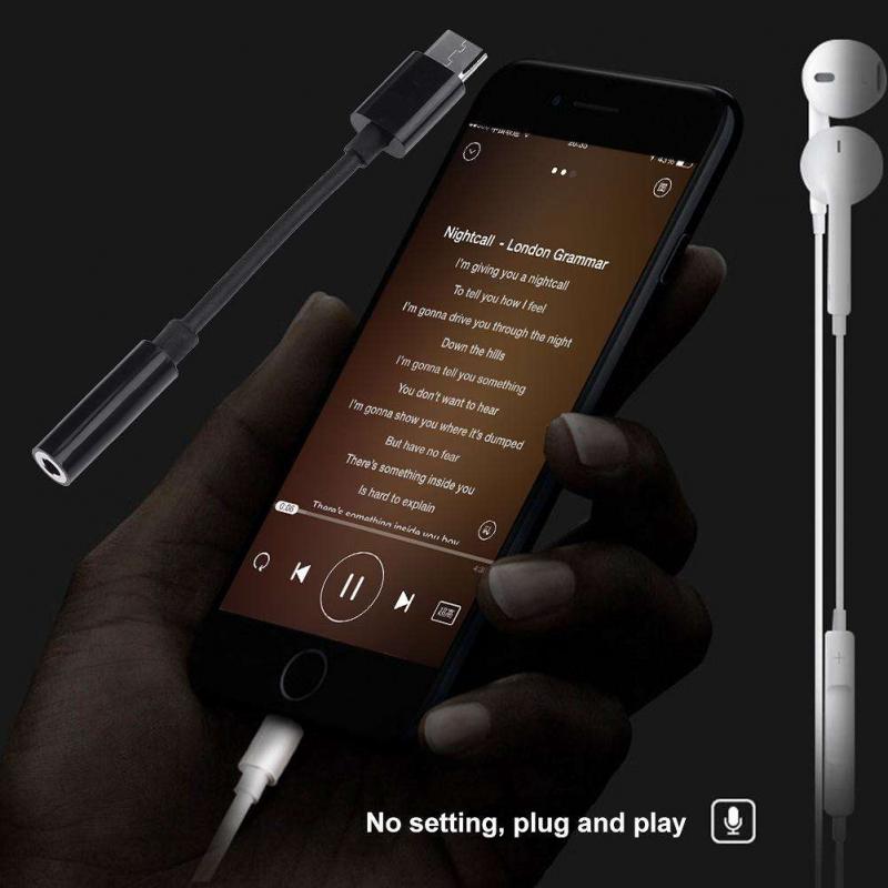 Type C to 3.5mm Jack Earphones - огляд і ціна Cable Extension 3.5