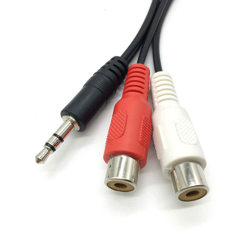 3.5 Jack Male to 2RCA 2AV Fema - огляд і ціна Earphone Splitter Jack