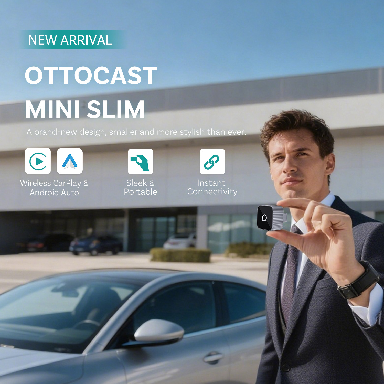 Ottocast Mini Slim Wireless Ca - огляд і ціна Bluetooth Adapter Receiver